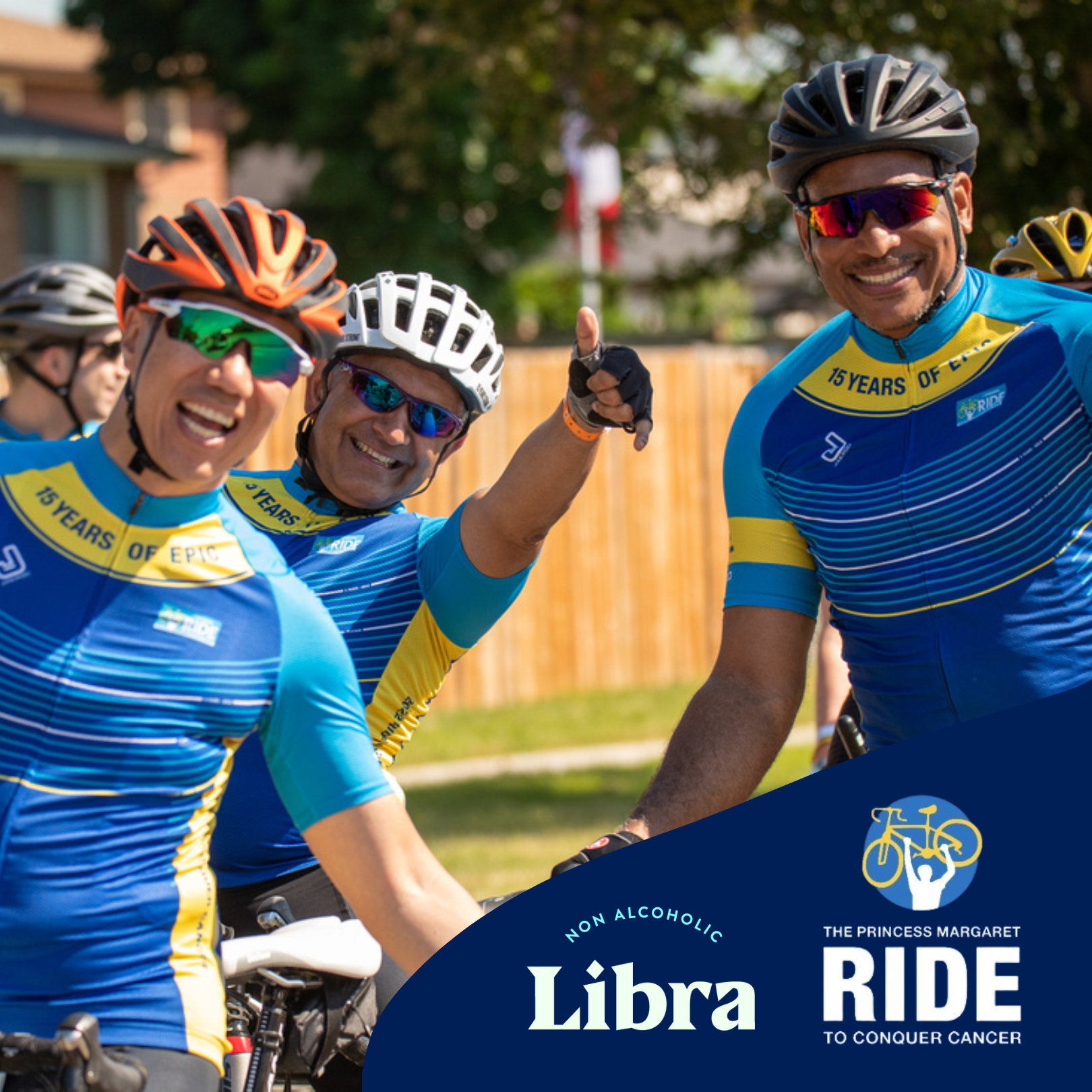 The Proud Official Non-Alc Sponsor Of The Ride To Conquer Cancer